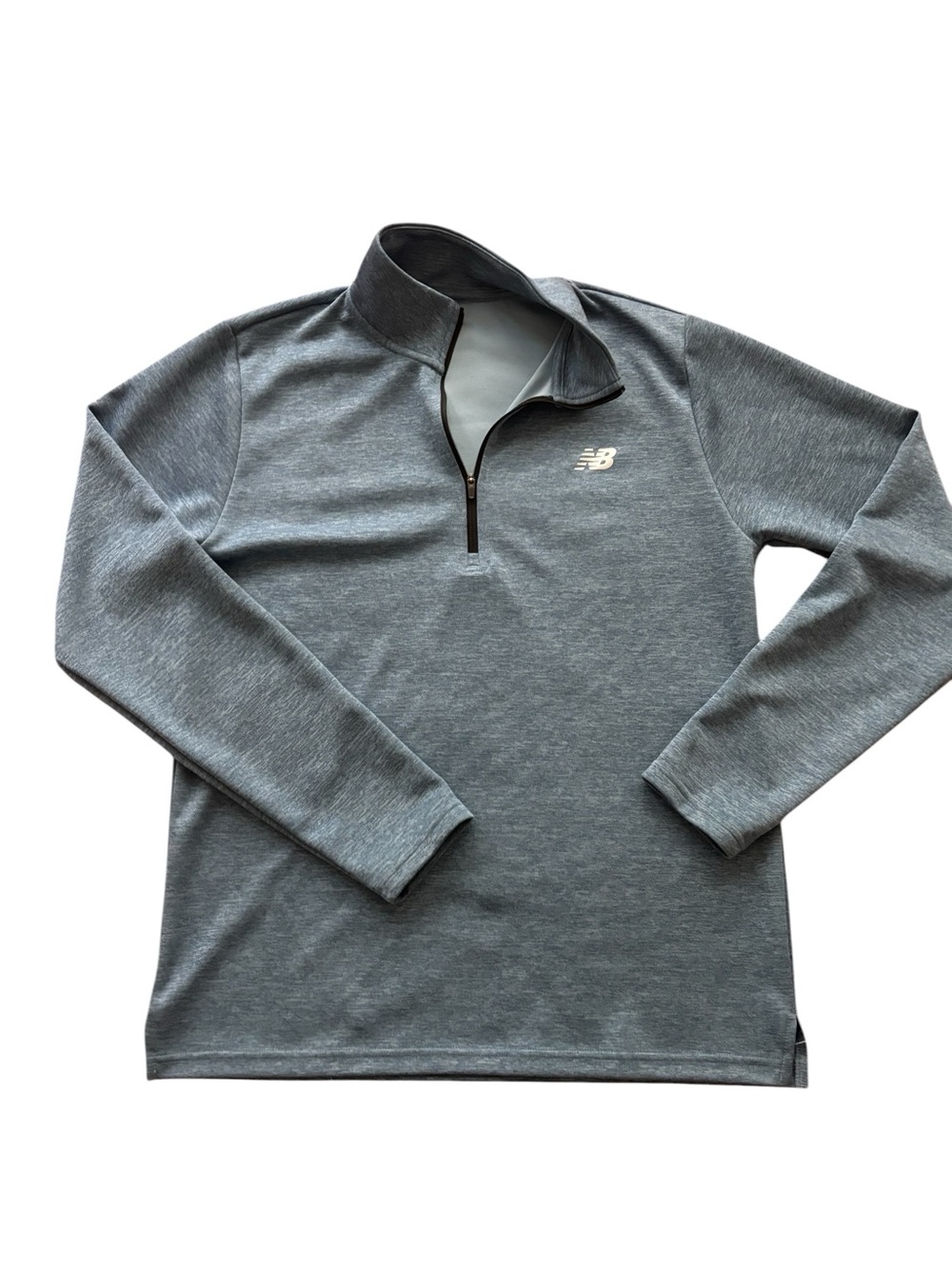 New Balance light blue Heather Quarter-Zip Pullover